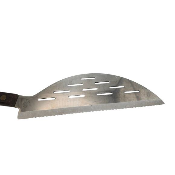 Barnett’s Japan Slotted Bread Knife Stainless Steel Farmers Union North Dakota - Picture 6 of 9